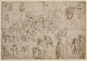 Studier for Kristus som bærer korset, 1571 ca av Veronese
