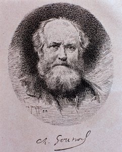 Portrett av Charles Gounod (tegning