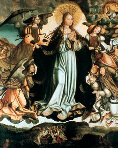 Jomfruens himmelfart, c1491-1518 av Vicente Gil