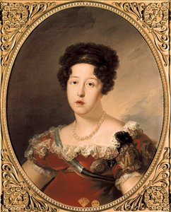 Dona Maria Isabel fra Braganza. Portrett av Mary Isabella av Portugal (eller Mary Isabella av Bragança