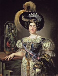 Portrett av fru María Francisca de Braganza y Borbón av Vicente López Portaña