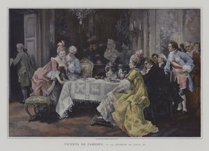 Ungdommen til Ludvig XV av Vicente de Parades