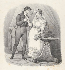 Kap. XVIII: Det må være en slutt! Jeg gifter meg med henne. Det må ta slutt! Jeg er gift, 1824., av Victor Adam