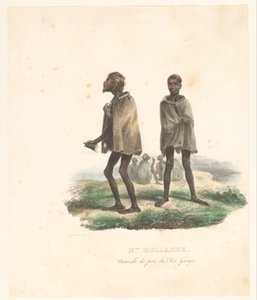 Klær til innbyggerne i King George Sound (Vest-Australia) Nlle. Hollande. Naturels du port du Roi Georges (tittel på objekt) Voyage of Discovery of the Astrolabe (serietittel) Voyage de découvertes de l