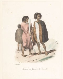 Klær til krigerne fra Shouraki (New Zealand) Costume des Guerriers de Shouraki (tittel på objekt) Voyage of Discovery of the Astrolabe (serietittel) Voyage de découvertes de l