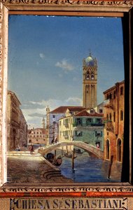 San Sebastianos kirke, 1800-tallet. av Victor Adam