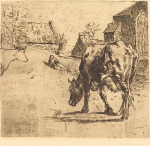 Kua (La Vache) av Victor Alfred Paul Vignon
