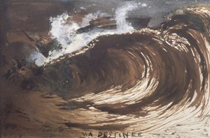 My Destiny, 1857 (penn og blekk, vask og gouache) av Victor Hugo