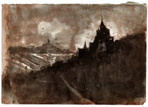 Rhindalen, ca 1850 av Victor Hugo