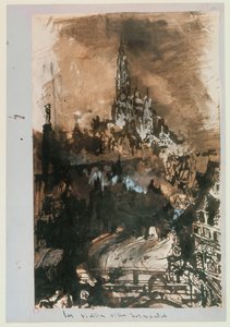 Den gamle byen i Normandie