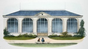 The Orangerie at Bellombre (Bourgogne) illustrasjon fra 