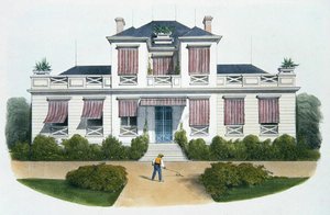En italiensk villa, illustrasjon fra 
