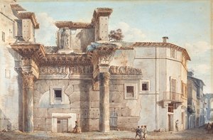 Forumet til Trajan i Roma (tegning)