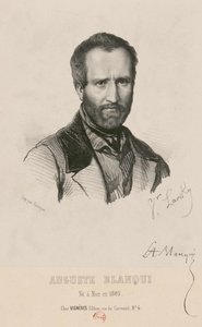 Portrett av Louis-Auguste Blanqui 1805-1881, 1849. av Victor Larsky