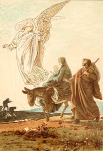 Flykten inn i Egypt av Victor Paul Mohn