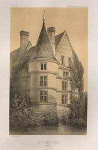 Pittoresk arkitektur eller monumenter fra det 15. århundre. Og XVI. Centuries: Slott i Frankrike fra det XV og XVI århundre: Pl. 68, Le Plessis-Bas (Aisne) av Victor Petit