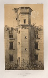 Pittoresk arkitektur eller monumenter fra det 15. århundre. Og XVI. Centuries: Slott i Frankrike fra det XV og XVI århundre: Pl. 69, Château de Rochefort (Côte d
