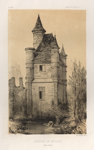 Pittoresk arkitektur eller monumenter fra det 15. århundre. Og XVI. Centuries: Chateaux De France av XV og XVI Centuries: Pl.11, Chateau De Maulny (Haute-Marne) av Victor Petit