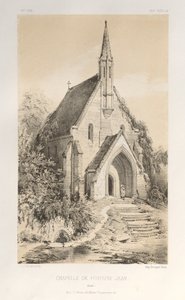 ...Pl.22, kapell av Fontaine-Jean Loiret, utgitt 1860. av Victor Petit
