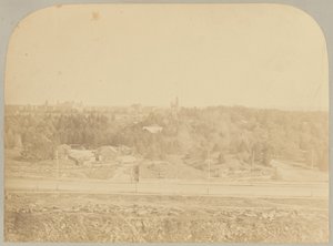 Pl. XVIII. Central Park sett fra museet