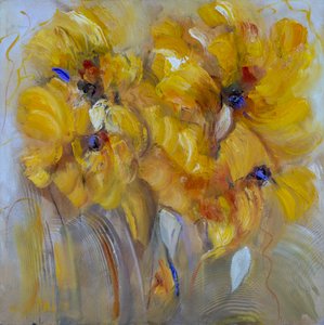 Morning Flower, 2022 (olje på lerret)