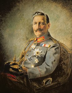 Wilhelm II, tysk keiser, ca. 1916 (olje på lerret)