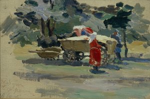 Doukhoborene i Borjomi, 1895 av Viktor Elpidiforovich Borisov Musatov