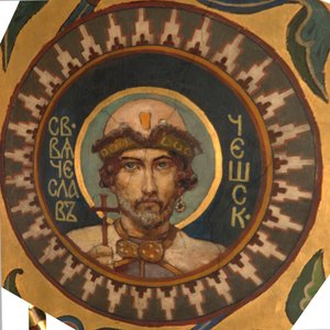 Saint Wenceslaus I, hertug av Böhmen, 1885-1896 av Viktor Mikhaylovich Vasnetsov