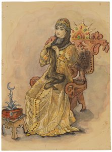 Prinsessen som aldri smilte Nesmeyana, 1896 av Viktor Mikhaylovich Vasnetsov