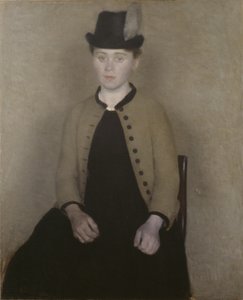 Ida Ilsted, senere Kunstnerens hustru av Vilhelm Hammershøi