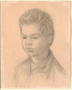 Portrett av Svend Hammershøi, kunstnerens bror av Vilhelm Hammershøi