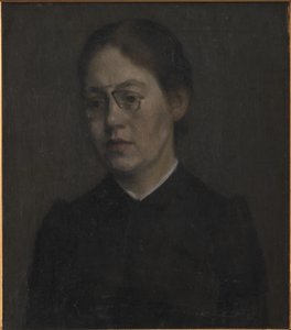 Maleren Elisabeth Wandel av Vilhelm Hammershøi
