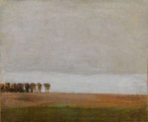 Utsikt over Jægersborg Allé. Gentofte, nord for København av Vilhelm Hammershøi