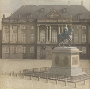 Amalienborg Square, København av Vilhelm Hammershøi