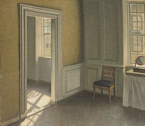 Soverom, Strandgade 30, 1906 av Vilhelm Hammershoi