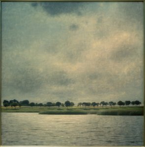 Gentofte See av Vilhelm Hammershoi