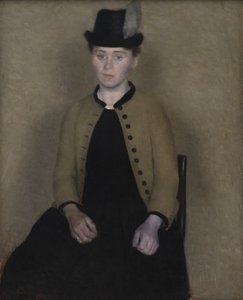 Ida Ilsted, senere Kunstnerens hustru av Vilhelm Hammershøi