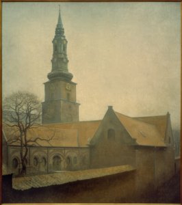 Petri kirke av Vilhelm Hammershoi
