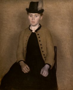 Portrett av Ida Ilsted av Vilhelm Hammershoi