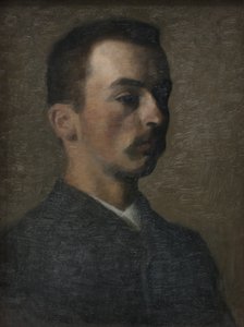 Selvportrett av Vilhelm Hammershøi