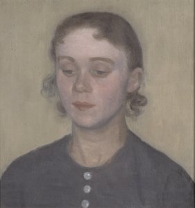 Kunstnerens hustru, Ida Hammershøi, født Ilsted
