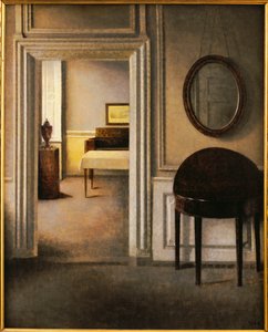 Musikkrommet, Strandgade 30, ca. 1907 av Vilhelm Hammershoi