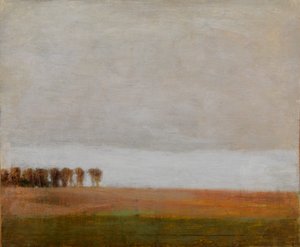 Utsikt over Jægersborg Allé. Gentofte, nord for København av Vilhelm Hammershøi
