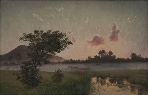 En sommerkveld nær Ry av Vilhelm Kyhn