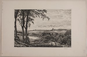 Ettermiddagslandskap, Sjælland av Vilhelm Kyhn