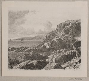 Kystparti fra Bornholm av Vilhelm Kyhn