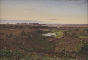 Landskap på Nordsjælland. Ettermiddag av Vilhelm Kyhn