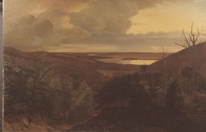 Senkveld nær Himmelbjerget, Jylland av Vilhelm Kyhn
