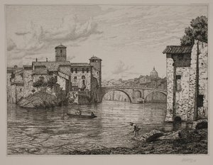 La se Ponte Rotto i Rom av Vilhelm Kyhn