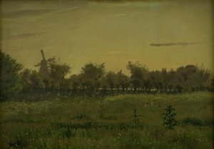 Engen nær Kunstnerhuset ved Farimagsvej utenfor København av Vilhelm Kyhn